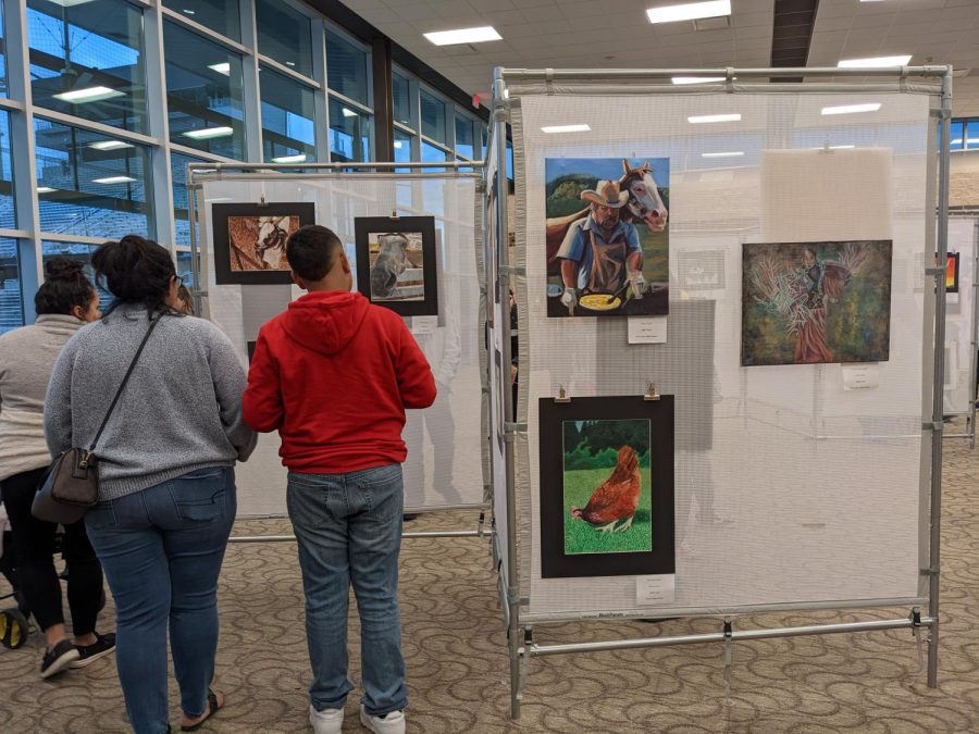 Art students participate, win with rodeo-themed art pieces