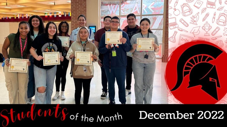 December Spartans of the Month