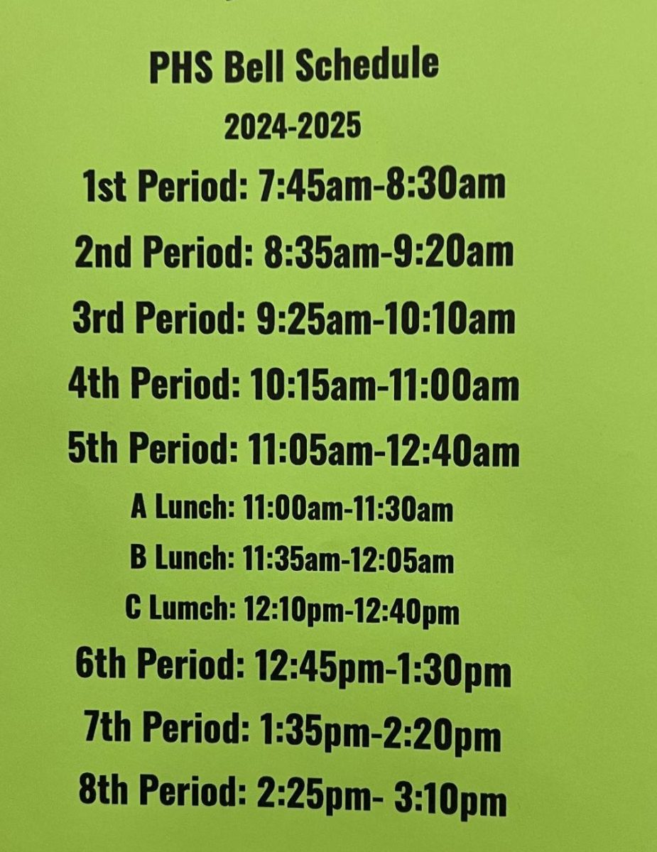 New block schedule shakes things up at PHS